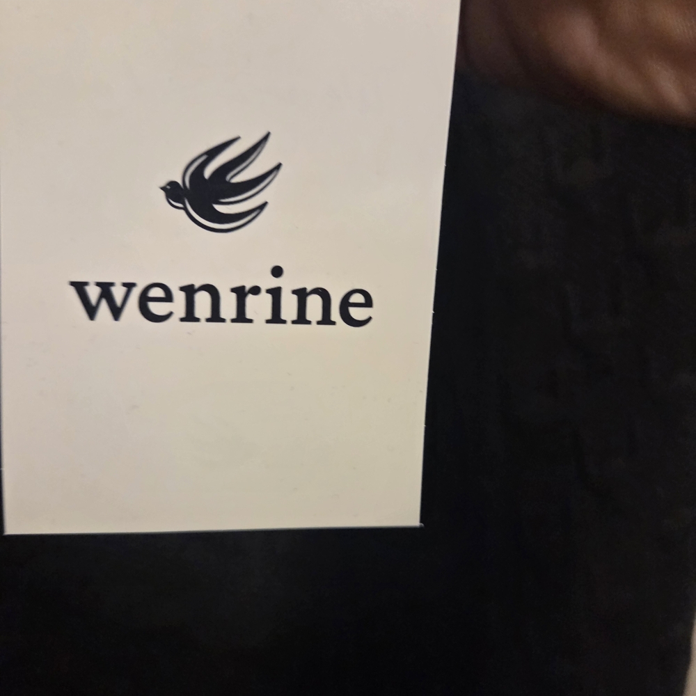 Elegant‎ Chic Wenrine Black Textured Short Sleeve Dress Mini Dress- Size Small - Picture 3 of 10